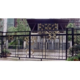 Shaoxing professional automatic remote control cast aluminum translation courtyard door 17